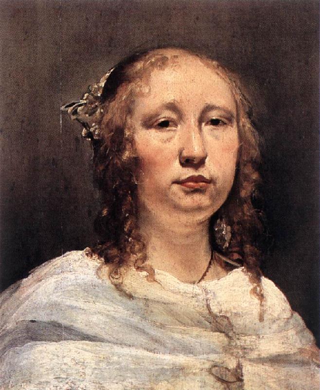 BRAY, Jan de Portrait of a Young Woman dg France oil painting art